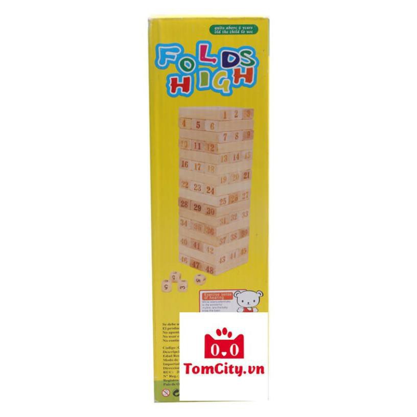 Rút gỗ số - Jenga cỡ lớn cao cấp