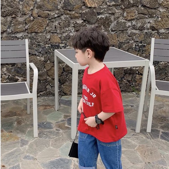 Áo thun bé trai Con Xinh cotton SWAG áo thun trẻ em từ 5 đến 14 tuổi