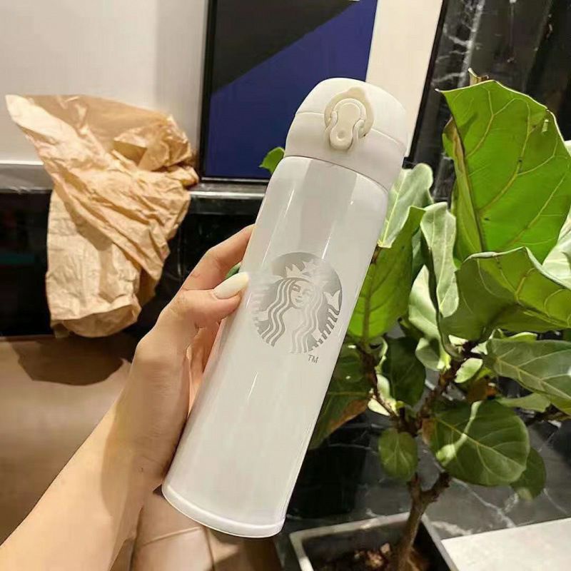 Bình Giữ Nhiệt StarBuck 500ml  Chất Liệu Inox 304