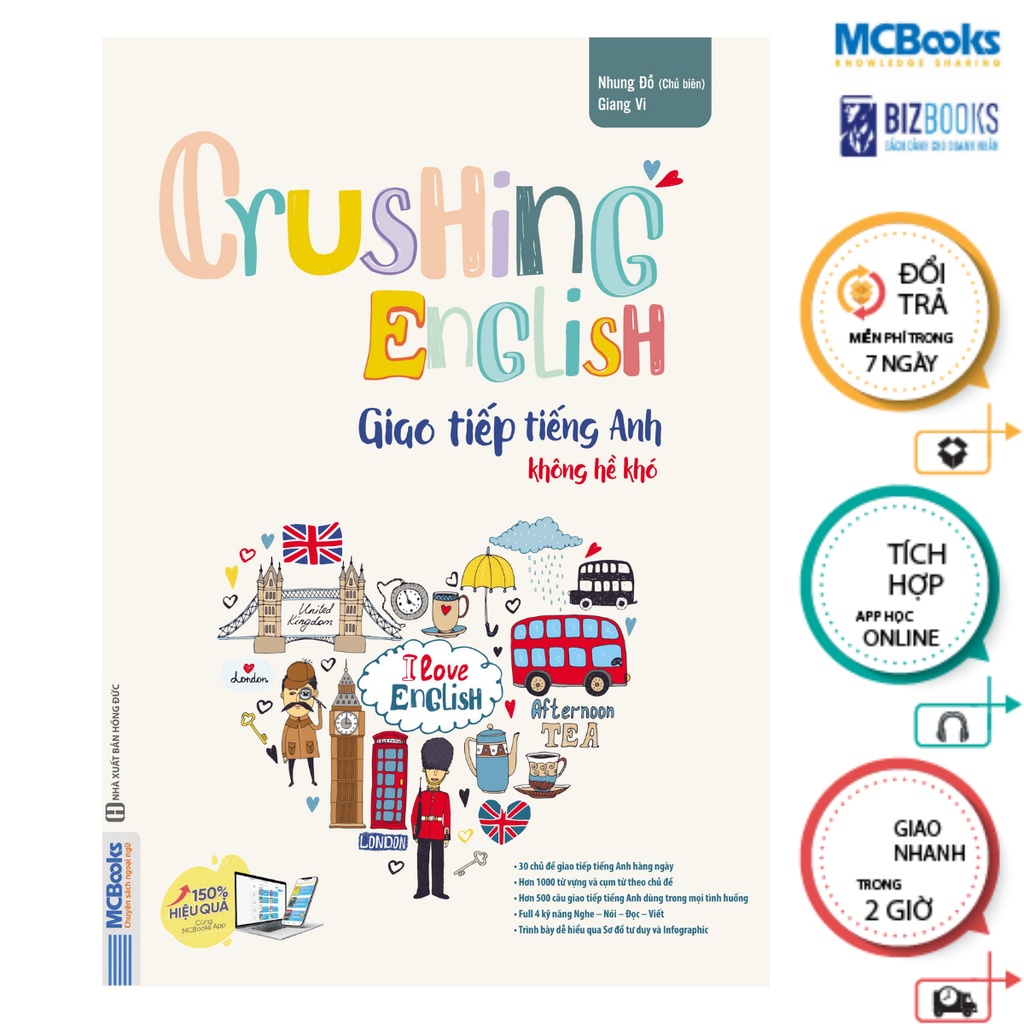 Sách - Crushing English - Giao tiếp tiếng Anh không hề khó