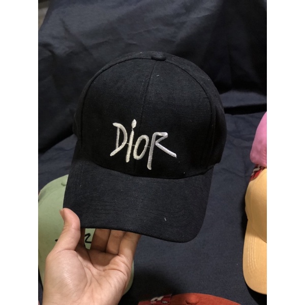 MŨ LƯỠI TRAI NHUNG MỊN THÊU CHỮ D R - MŨ KẾT NAM / NỮ