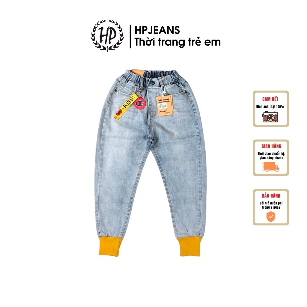 Quần Jean Bé Trai HPJEANS892 Quần Dài Cho Bé Trai HPjeans Cho Bé Từ 8 Đến 12 Tuổi [HP892]