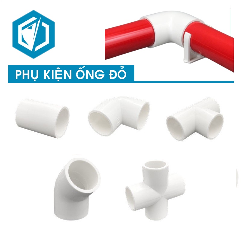 Cút nối các loại phi 20,25,32, 40 ống nước bể cá