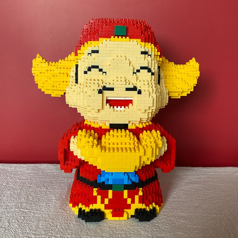 ▨♕♕Bộ Đồ Chơi Lego Xếp Hình Chú Mèo May Mắn Ba Chiều Độ Nét Cao Trang Trí Thần Tài Cho Người Lớn