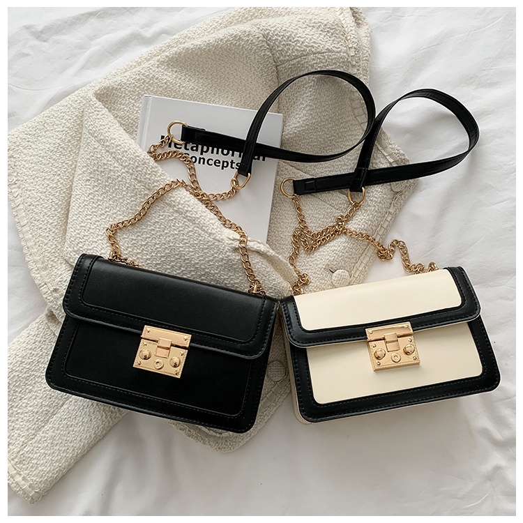 Túi Đeo Vai Màu Sắc Tương Phản Thiết Kế Đơn Giản 2022