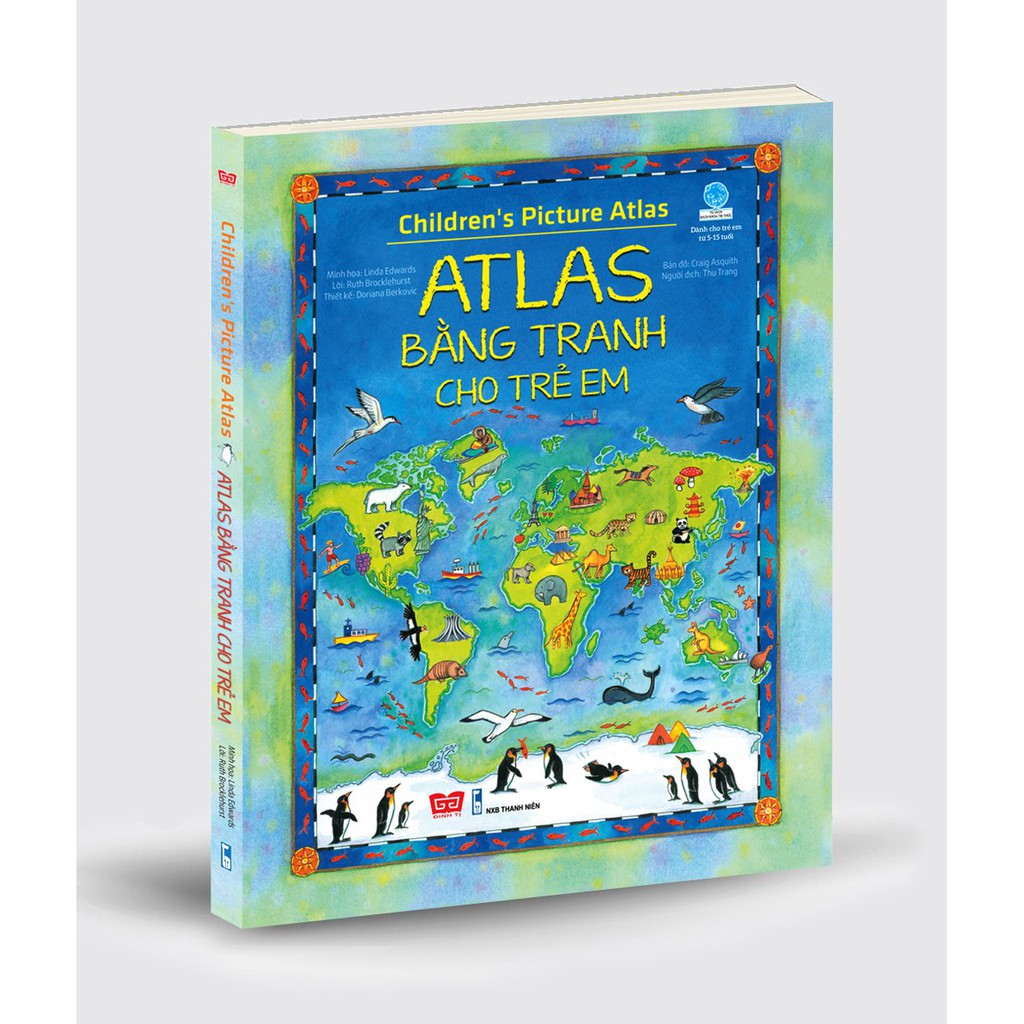 Sách - Children's Picture Atlas - Atlas bằng tranh cho trẻ em