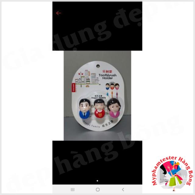 Cài bàn chải hình ngộ nghĩnh vỉ 3 và bỉ 4 hít siêu chắc