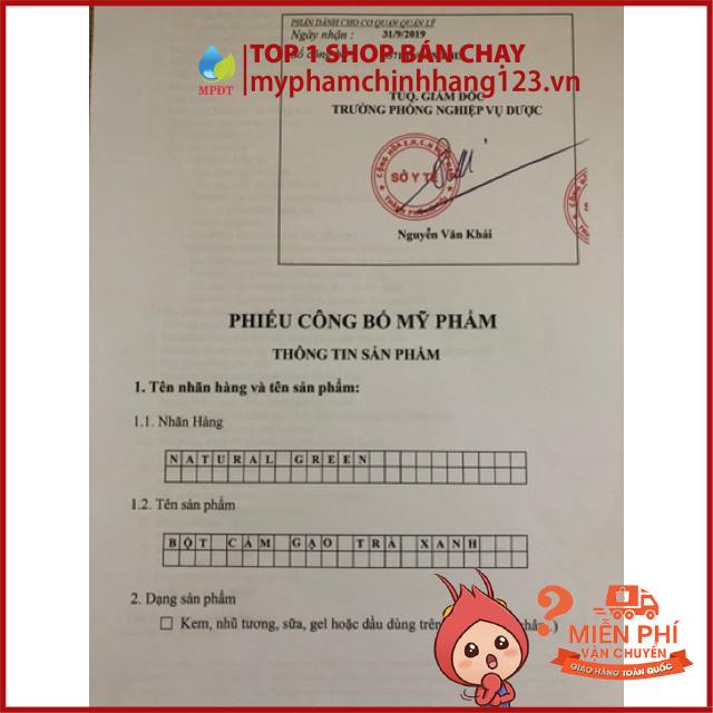 Gói 300gr tắm trắng cám gạo trà xanh,đắp mặt dưỡng da dùng cả cho face & body chính hãng | BigBuy360 - bigbuy360.vn
