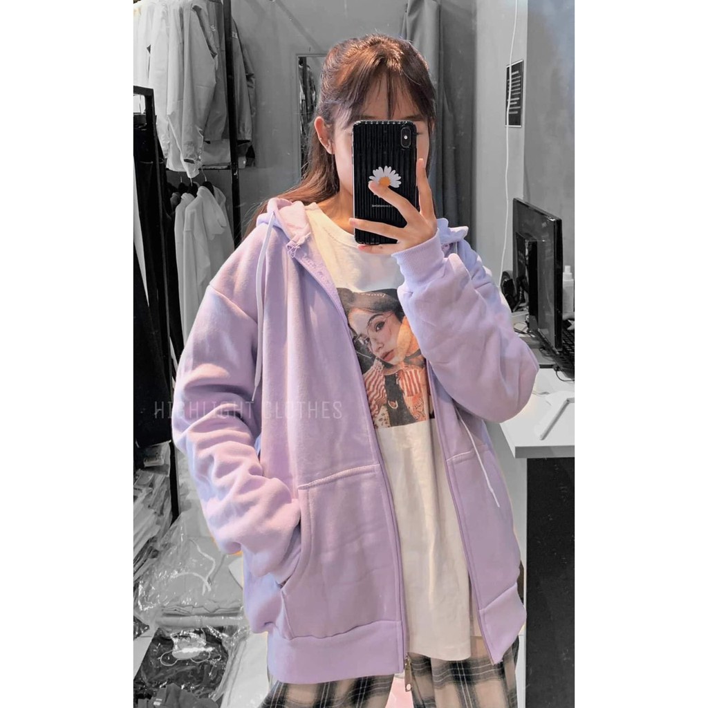 Áo Hoodie Nữ Nam - Áo Khoác Nỉ Trơn 7 Màu Siêu Hot (FREESHIP) | BigBuy360 - bigbuy360.vn