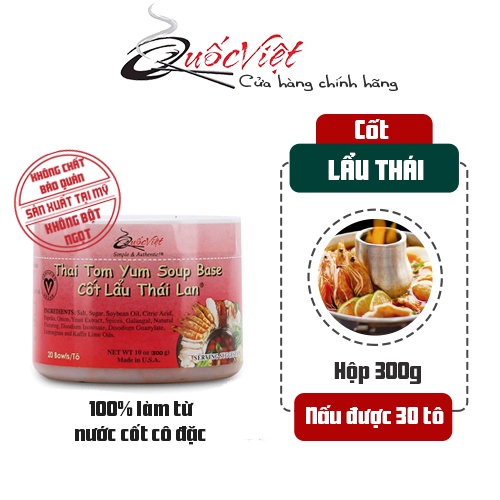 Gia Vị Nấu Lẩu Thái Cốt Quốc Việt 300g - Nhập Khẩu USA