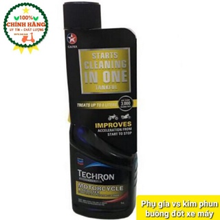 Phụ gia vệ sinh buồng đốt caltex chevron techron - xúc bec xăng xe máy caltex - vệ sinh kim phun buồng đốt xe máy
