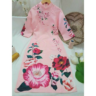😍 Áo dài gấm ép cao cấp đẹp sang chảnh ( Hàng thiết kế)