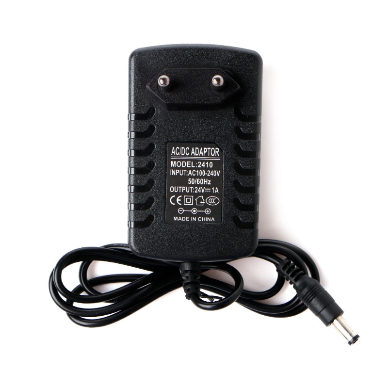 Bộ Sạc Zonge Ac 100-240v Sang Dc 24v 1a Us / Eu / Au / Uk
