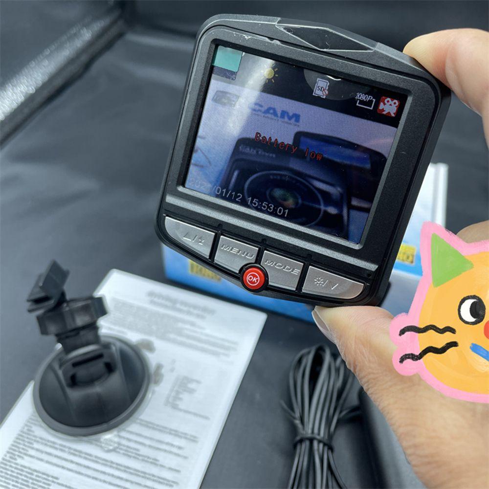 MYRON 2.4 Inch Portable Car Recorders Full HD 1080P DVR Camera Dash Cam Mini Shield Night Vision Cycle Recording Video Recorder/Multicolor | BigBuy360 - bigbuy360.vn