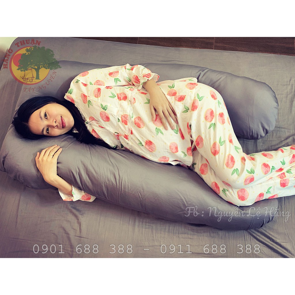 GỐI CHỮ U (ÔM, NÂNG ĐỠ) MẸ BẦU