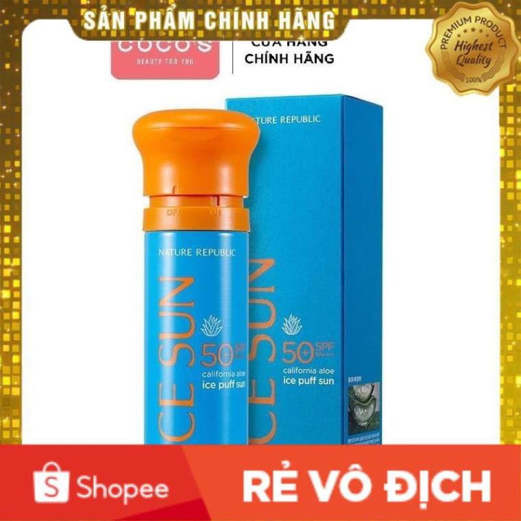 Kem Chống Nắng Dạng Xịt Ice Sun Nature Republic California Aloe SPF50+ PA+++ 100ml