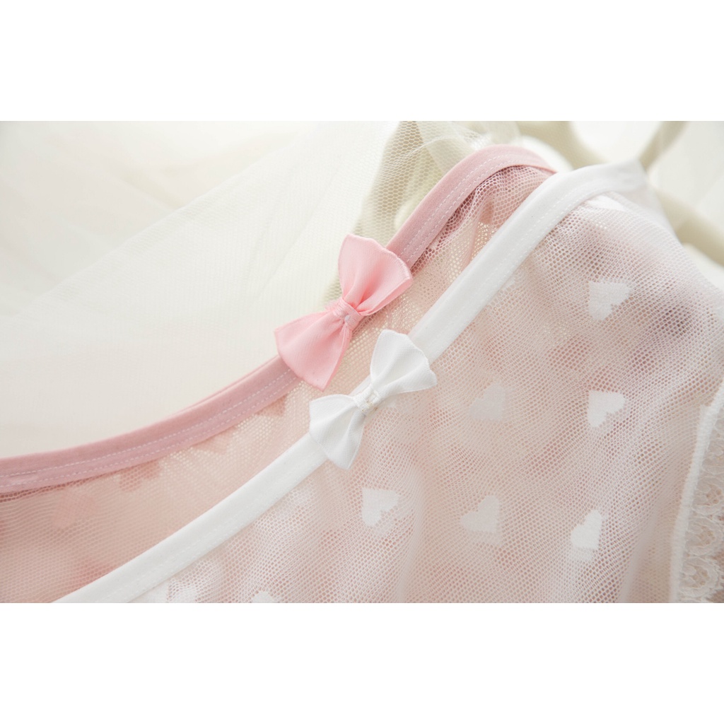 Quần Lót Ren Nữ Xuyên Thấu Đính Nơ Xinh Xắn Dễ Thương Chíp Nữ Ren Cao Cấp Mainia Shop