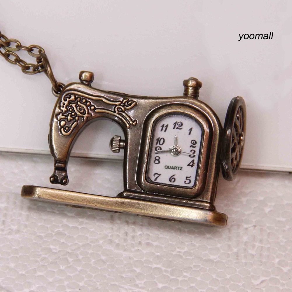 Đồng Hồ Quả Quýt Chạm Hình Máy May Phong Cách Vintage | BigBuy360 - bigbuy360.vn