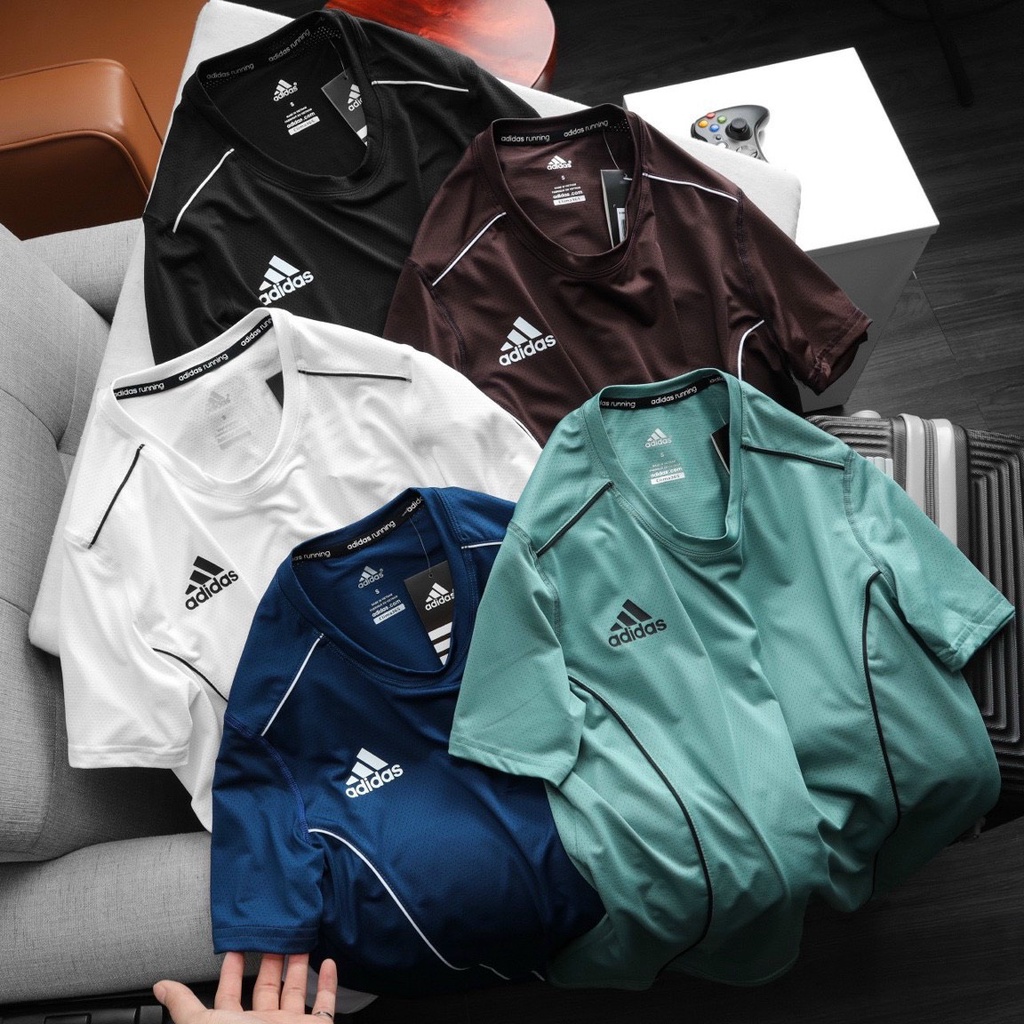 Áo Thể Thao Nam Das Lỗ Kim Viền Hông Năng Động