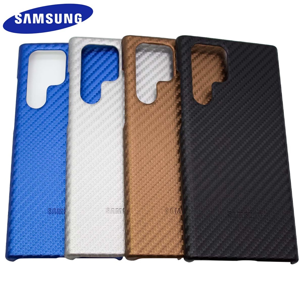 Ốp Điện Thoại Sợi Carbon Bảo Vệ Cho Samsung S21 S22 S20 Plus note 20 Ultra S20FE
