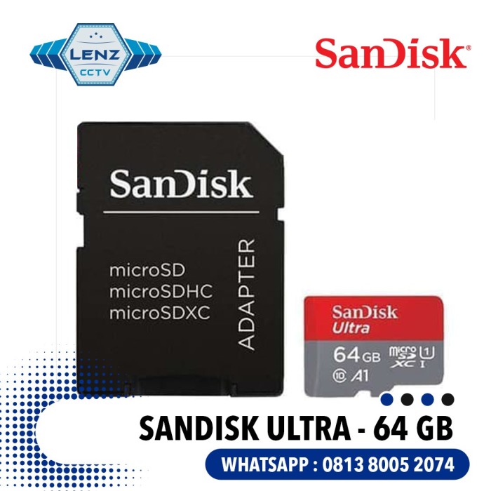 Thẻ Nhớ Sandisk Ultra - 64gb