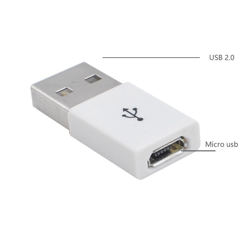 Đầu chuyển đổi ổ cắm Micro USB sang đầu cắm USB 2.0 cho điện thoại Android/ máy tính bảng