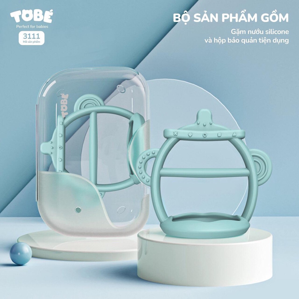 TOBÉ-Gặm nướu silicon hình vòng tay an toàn cho bé