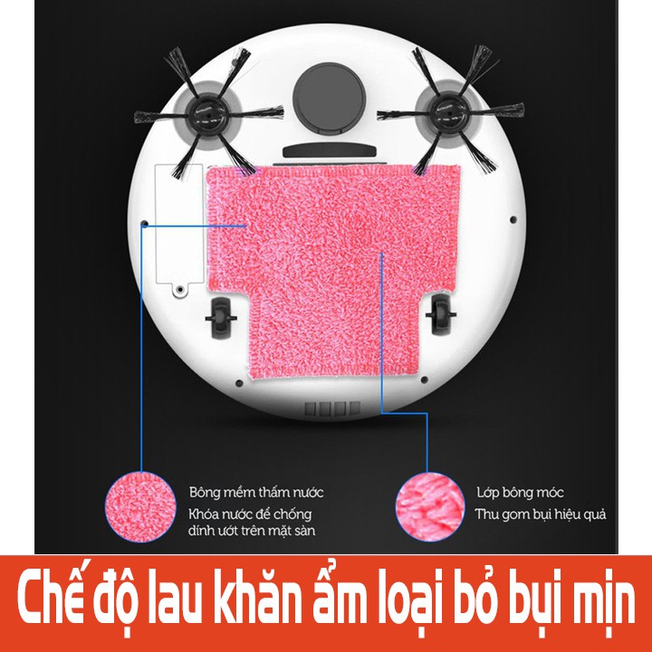 Robot Hút Bụi Lau Nhà Thông Minh BOWAI - BH: 12 Tháng - Có Sẵn