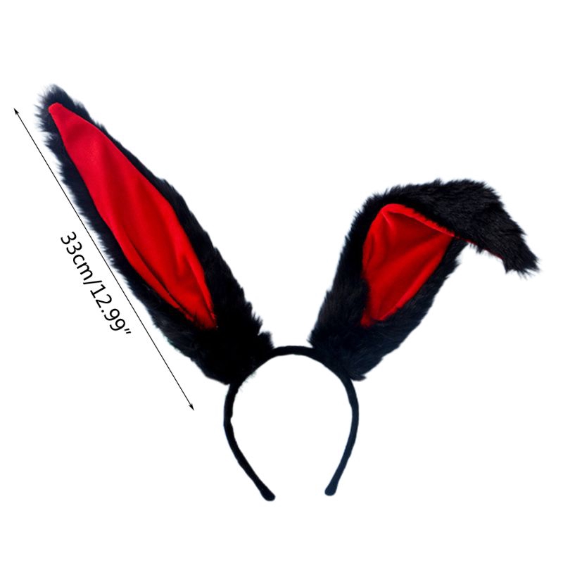 Băng đô tai thỏ dài hóa trang Lolita ngọt ngào dành cho nữ