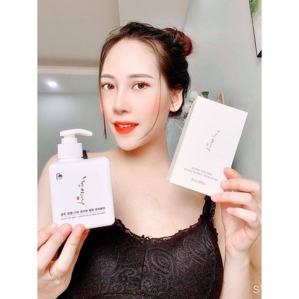 Dưỡng thể kích trắng Lebelage Heeyul White Body Tone Up Cream