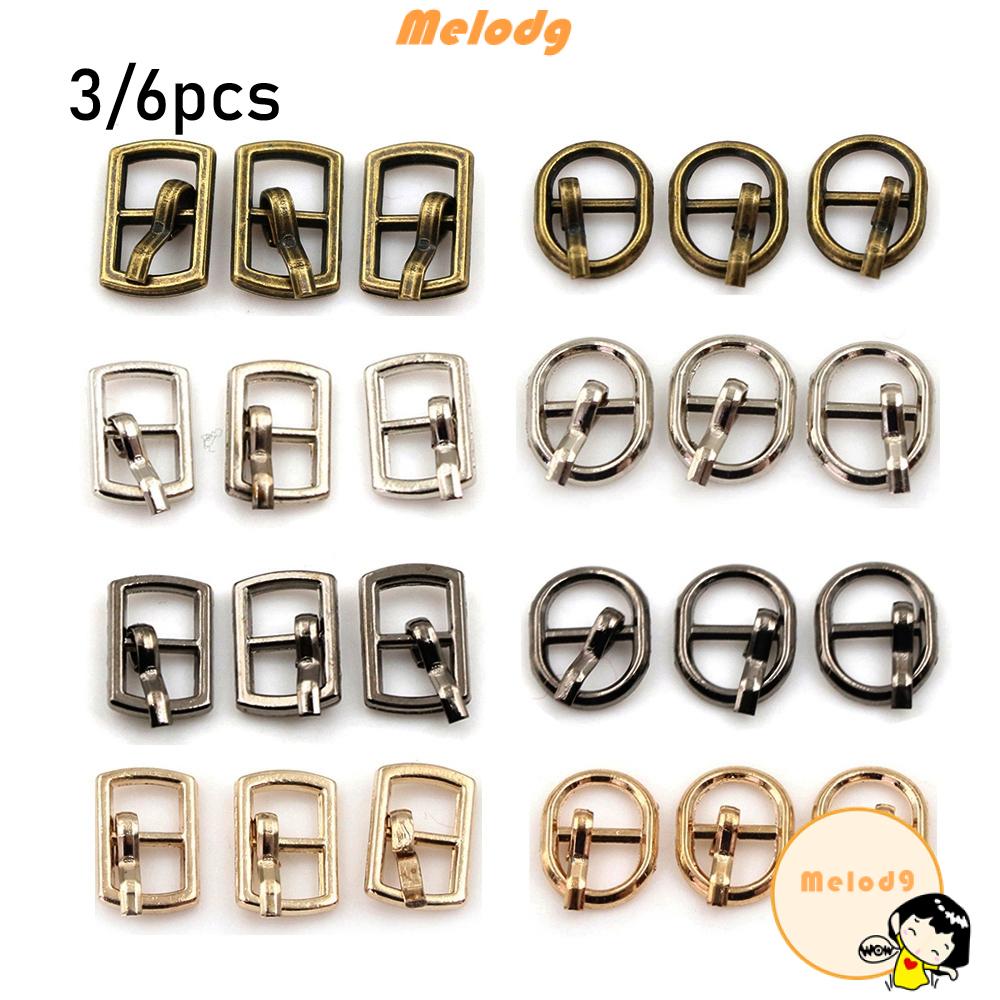 Set 3 / 6 Nút Khóa Thắt Lưng 4 Màu Kích Thước 4.5 / 5.5mm