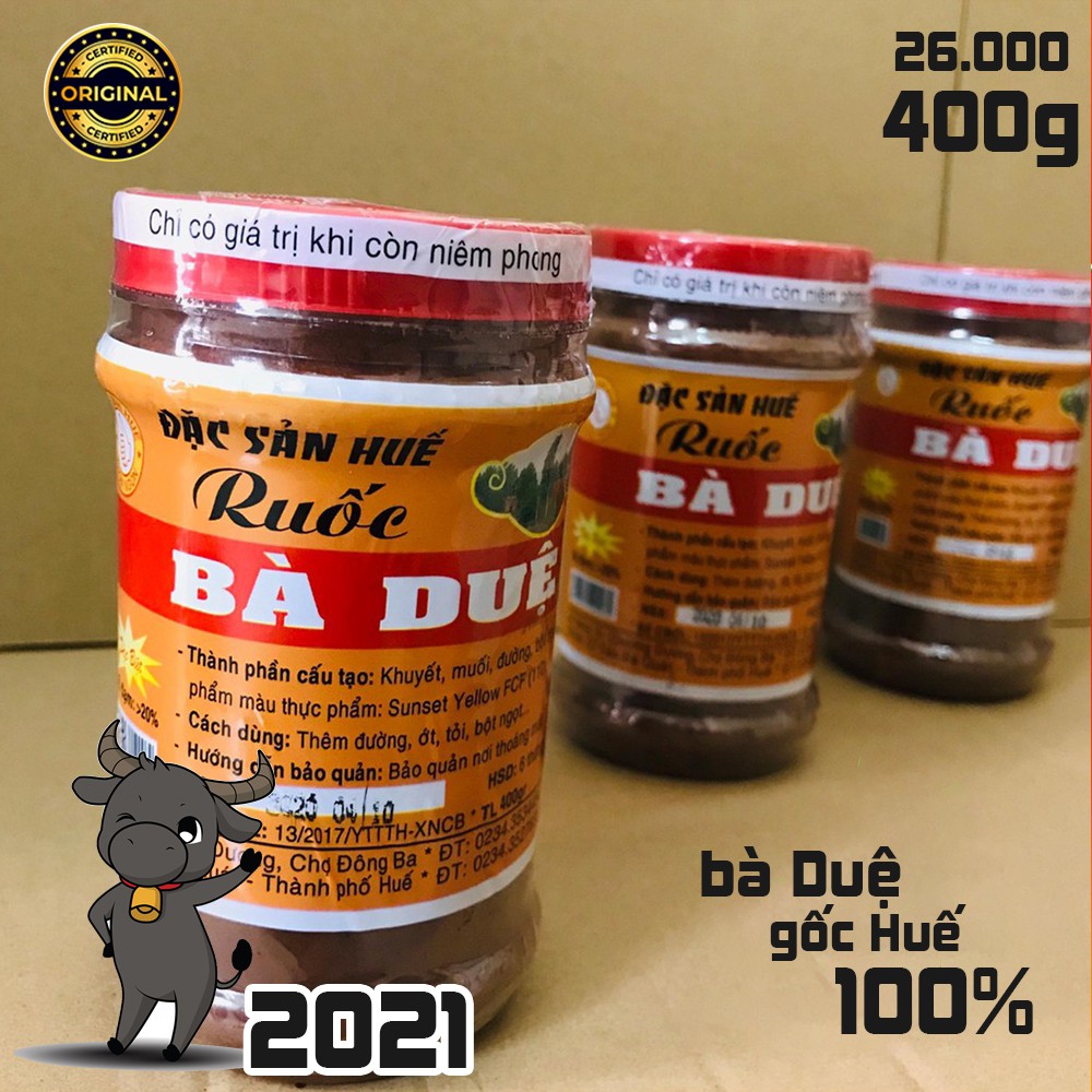 Mắm Ruốc Huế Bà Duệ 400g chính gốc | ĐẶC SẢN RUỐC HUẾ