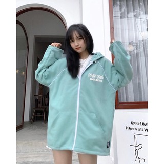 Áo khoác hoodie đa sắc màu nỉ thun cotton - chili club siêu hot