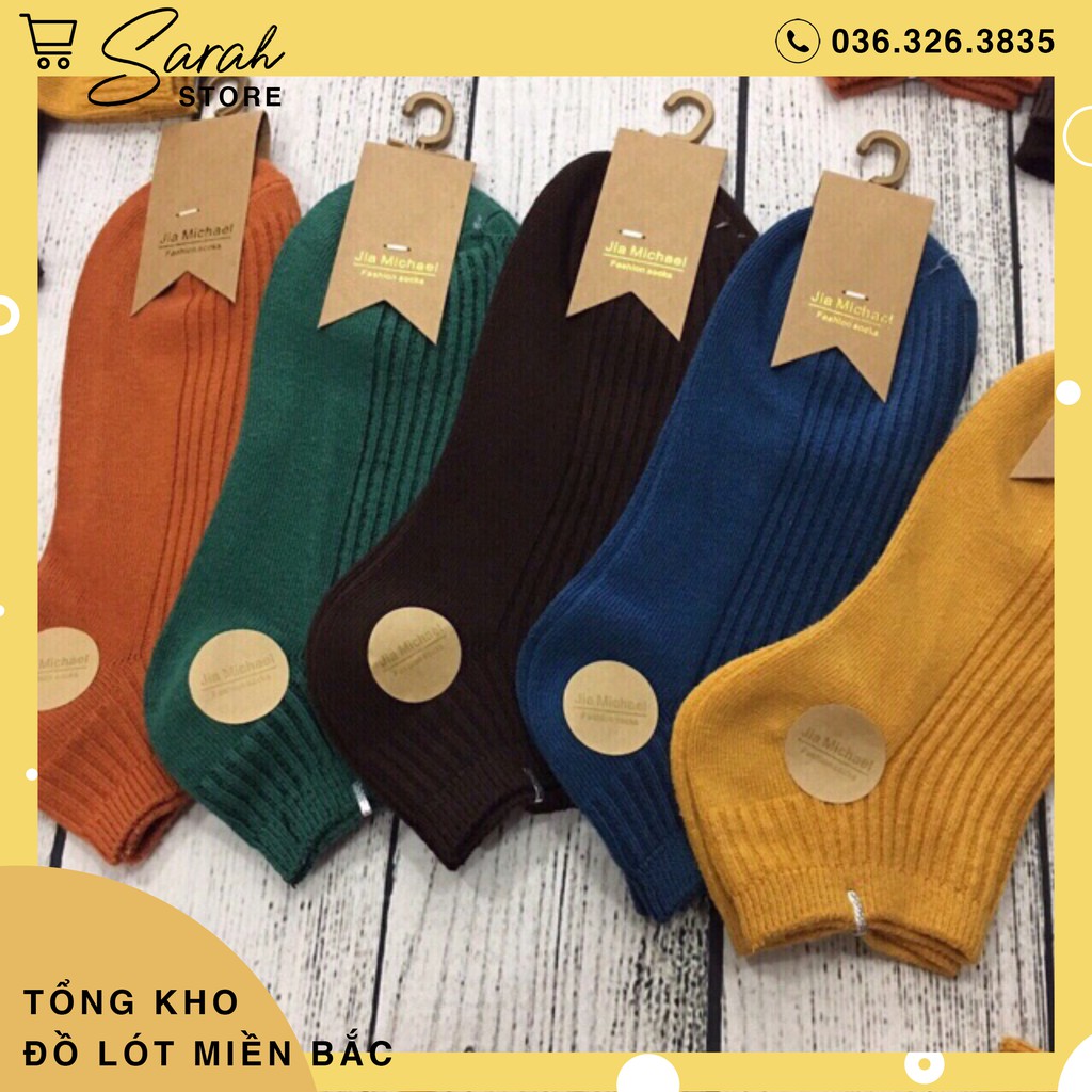 Set 10 Đôi Tất Len Gân Nữ Loại Mới Cao Cấp.
