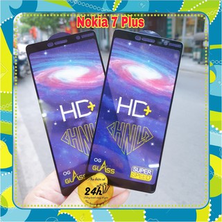 Kính cường lực full màn hình Nokia 7 plus Tặng keo chống hở mép