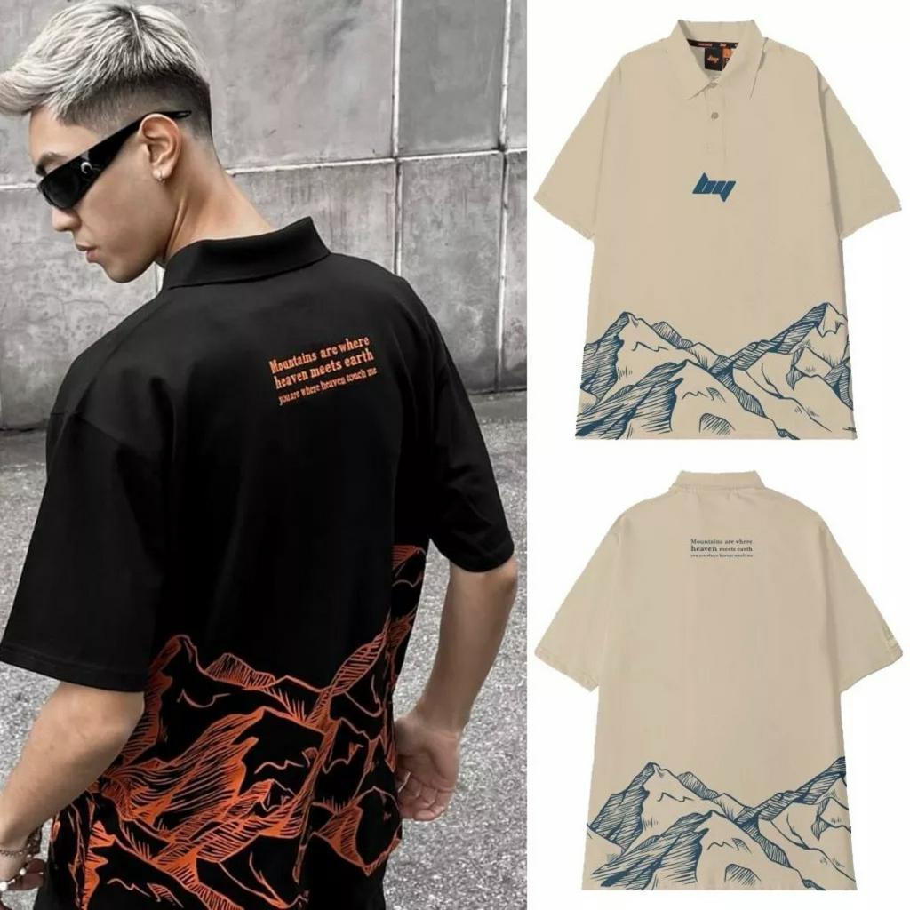 Áo polo Moutan chất liệu cotton co giãn 4 chiều dày và thấm hút tốt