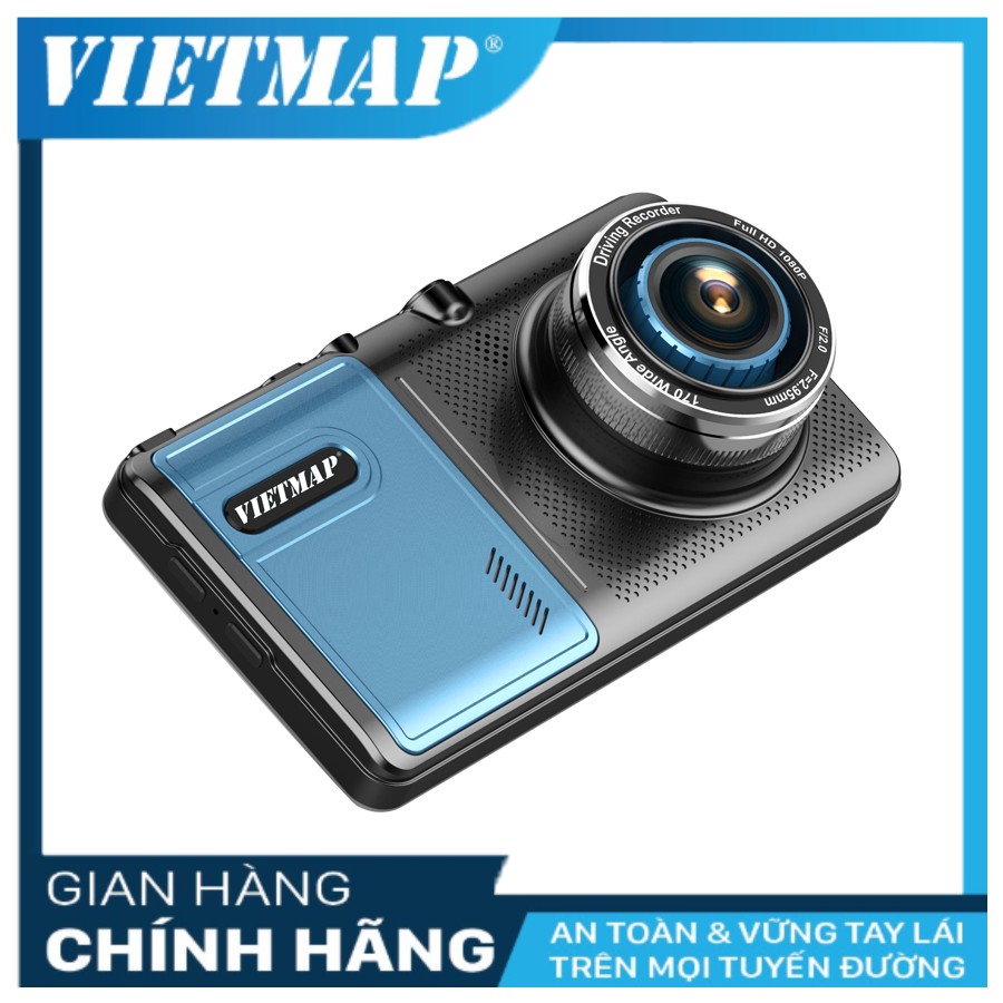 VIETMAP A50 - Camera Hành Trình Ô Tô Trước Sau + Dẫn Đường GPS + Thẻ 32GB