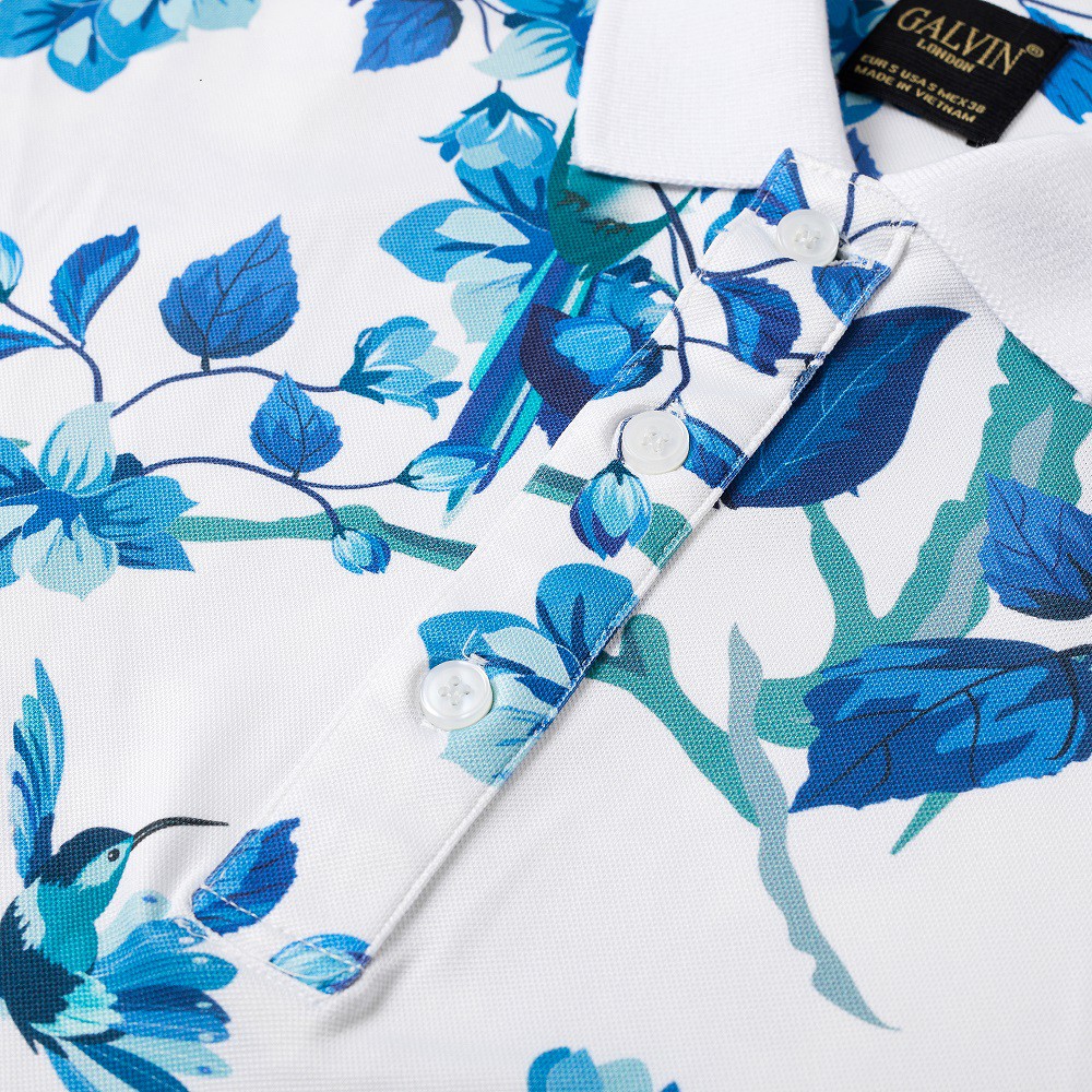 Áo thun Polo Galvin họa tiết mùa hè 2021 chất cotton co giãn nhẹ PLGV50-4 - Leo vatino | BigBuy360 - bigbuy360.vn