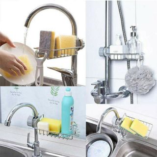 Kệ inox gắn vòi nước