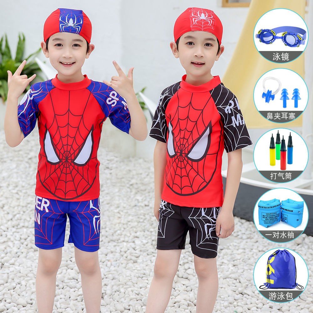 Bộ Đồ Bơi In Hình Dễ Thương Cho Bé Trai