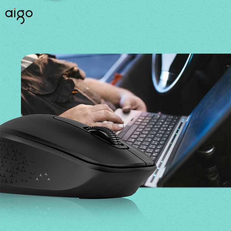 Chuột Laptop AIGO M32 Không Dây Sử Dụng Rất Yên Tĩnh