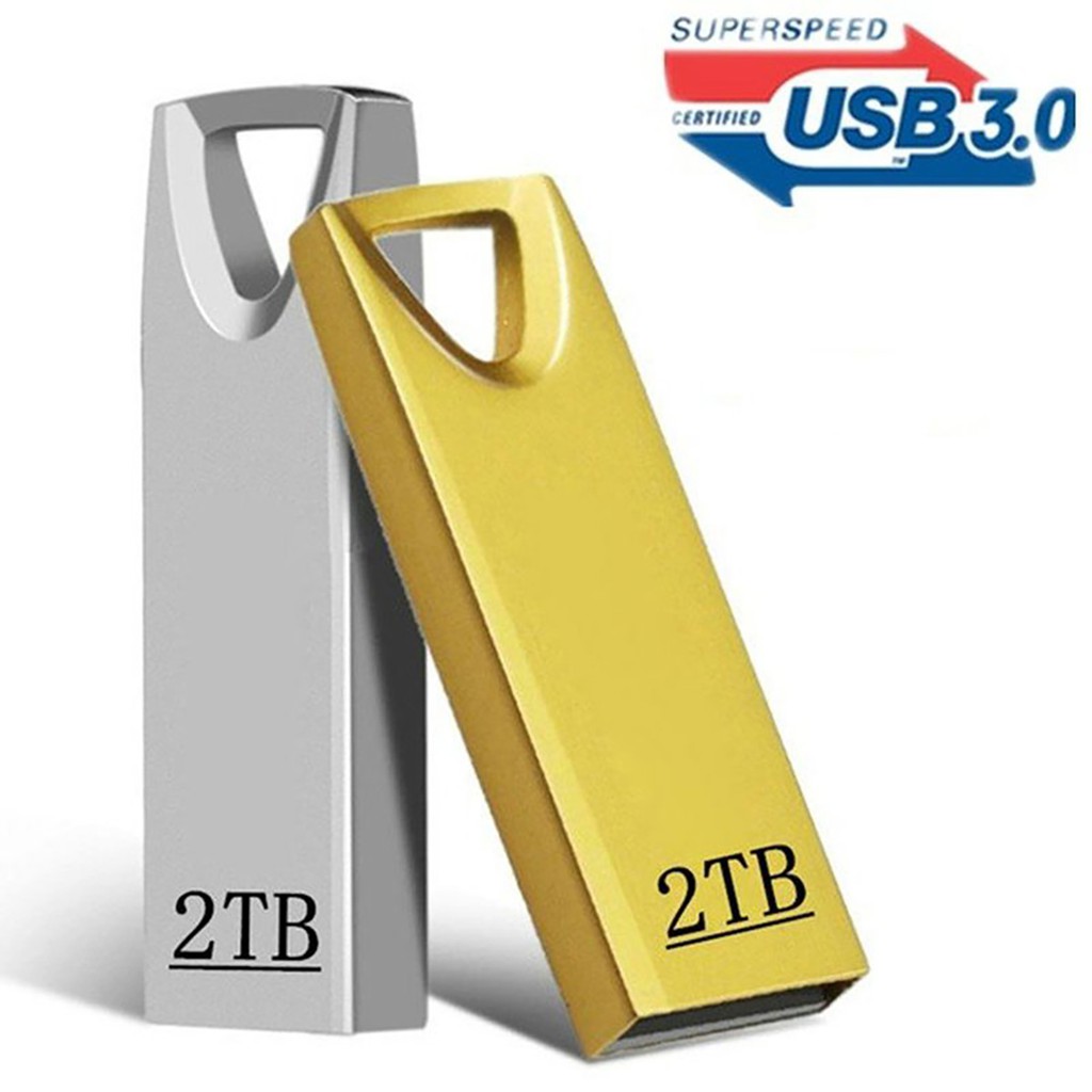 1 / 2TB USB 3.0 Kim loại tốc độ cao ổ đĩa flash U Disk Pendrive cho máy tính xách tay tiện dụng