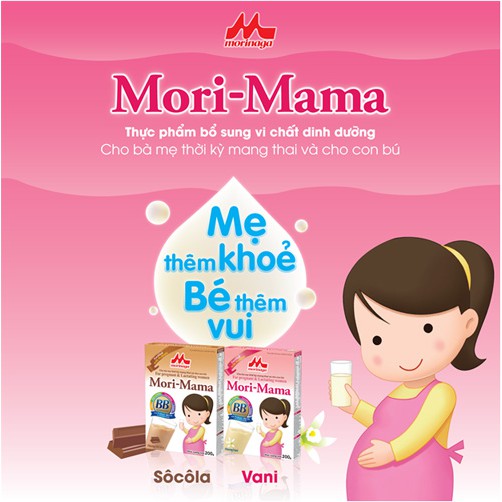 (Mẫu mới) Sữa bột morinaga số 1,2,3 mori mama 200g, 400g, 870g