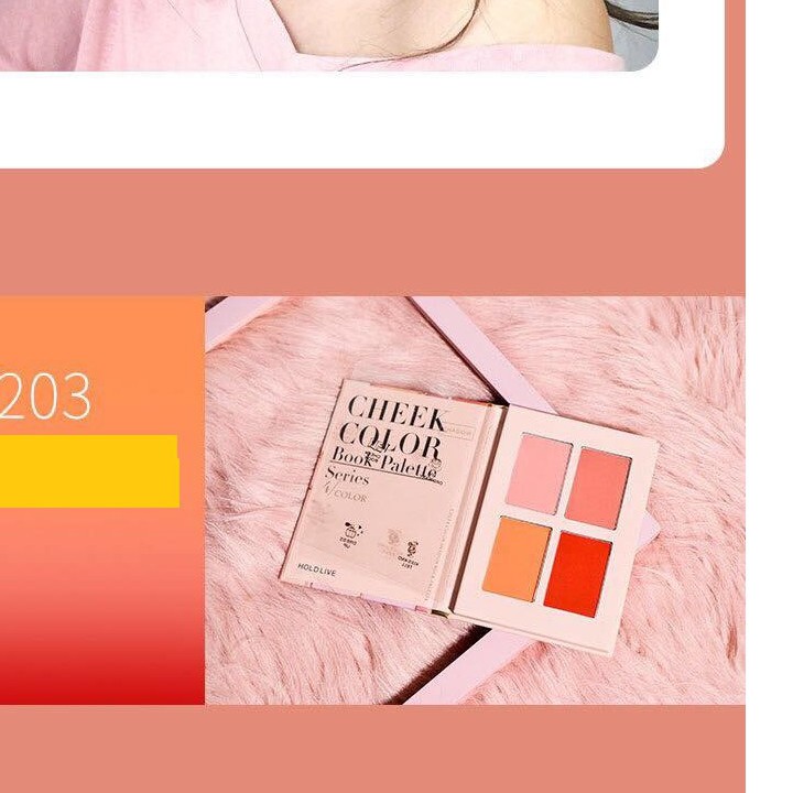 Bảng má hồng kèm phân mắt HOLD LIVE | BigBuy360 - bigbuy360.vn