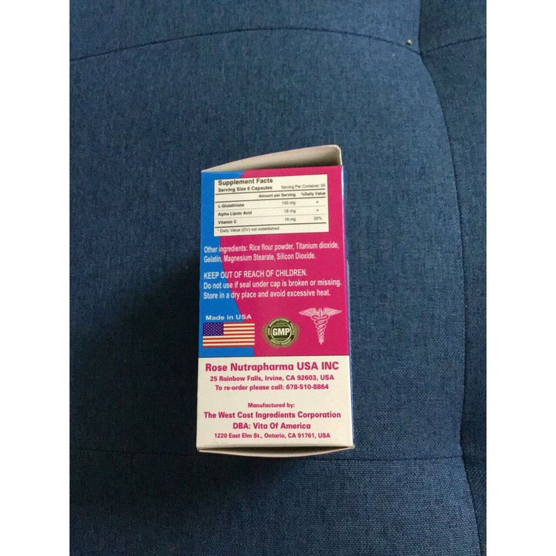 Viên uống trắng da Glutathione White 800