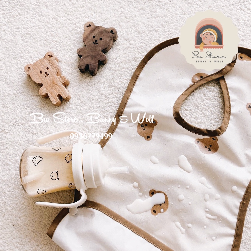 Bình Sữa Gấu 𝙂-𝙧-𝓸-𝙨-𝙢𝙞-𝙢𝙞 𝙭 𝓓-𝓸-𝓽-𝓽-𝓸-𝓭-𝓸-𝓽 nội địa Hàn size 200ml/300ml