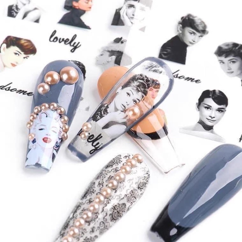 Foil dán móng kèm keo