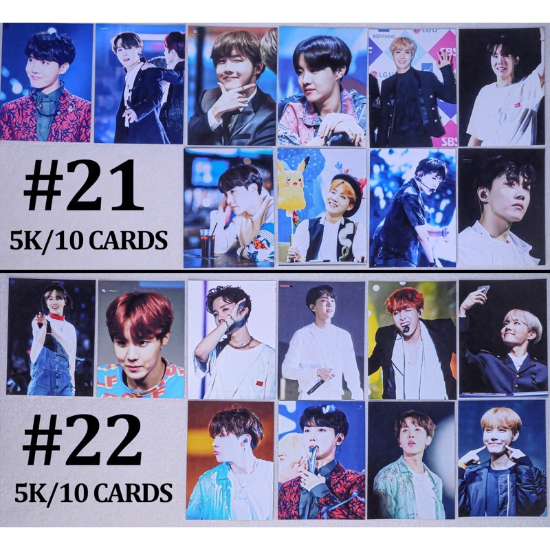 (Có sẵn) Sale set card BTS - JHOPE 2