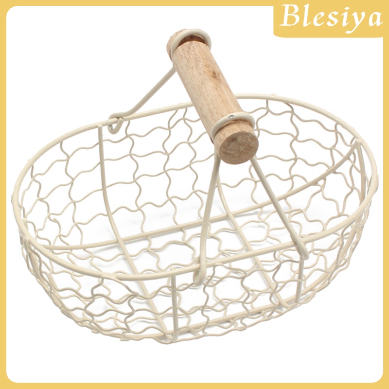 Rổ Kim Loại Đựng Bánh Mì / Trái Cây / Rau Củ Màu Đen