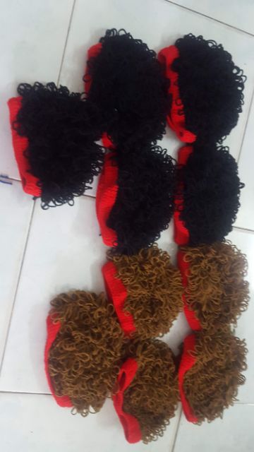 Nón tóc xù cho bé